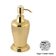 Soap dispenser with Swarovski crystal l