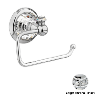 Toilet paper holder - Bright chrome Fin