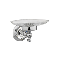 Soap dish holder with crystal - Gold 24