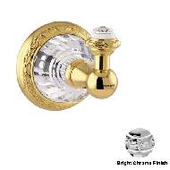 Robe hook with Swarovski crystal - Brig