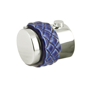 Thermostatic knob kit with Coquette blu
