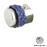 Thermostatic knob kit with Coquette blu