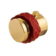 Thermostatic knob kit with Coquette red