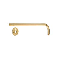 Wall shower arm 1/2" - Gold 24K Finish