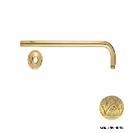 Wall shower arm 1/2" - Gold 24K Finish