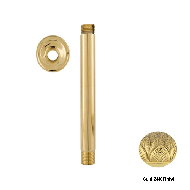 Ceiling shower arm 1/2" - Gold 24K Fini