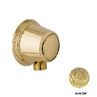 Wall water punch connector 1/2" -  Gold