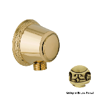 Wall water punch connector 1/2" - Antiq