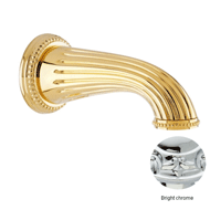 Wall spout - Bright chrome Finish