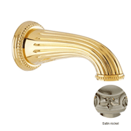 Wall spout - Satin nickel Finish