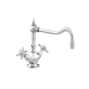 One hole sink mixer with porcelain -  A