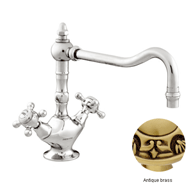 One hole sink mixer with porcelain - An