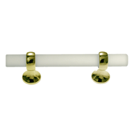 M510 Crystal Furniture Handle on Brass 