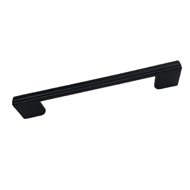 Cabinet Handle + Insert - 168mm - Black