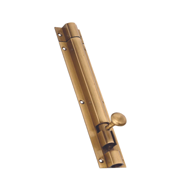 Tower bolts - 150mm - Antique Brass Fin