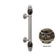 Door pull handle - 340mm with Swarovski