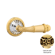 Door Lever Handle with Yale Key Hole an