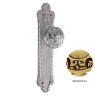Door Turn knob handle set on plate with