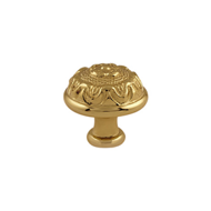 Cabinet knob diameter 33mm - Gold 24K w