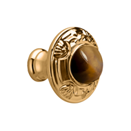 Cabinet knob dia 38mm with Tiger Eye St