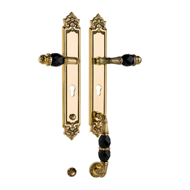 Entrance door set with Black Swarovski 