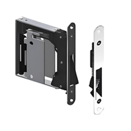 Hinged door with lock - Black - for swi