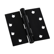 Brass Door Hinge - 5X3X3mm - Matt Black