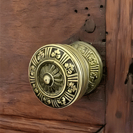 Door knob - 50mm - Antique Brass Finish