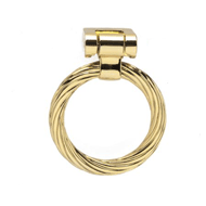 Cabinet Ring - Gold Lux Finish