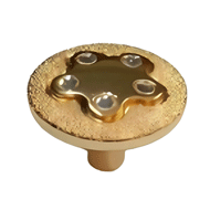 Cabinet Knob - Gold Lux Finish