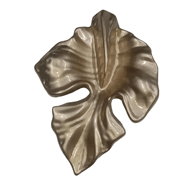 Cabinet Leaf Knob - Champagne  Finish