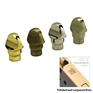 Cylinder Knob 27mm - Polished and Lacqu