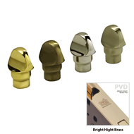 Cylinder Knob 27mm - Bright Hight Brass
