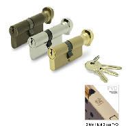 Cylinder Lock - LxK - 70mm - Bright Hig