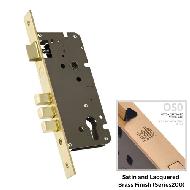 Mortise Lock Body - 85x60mm - Satin and