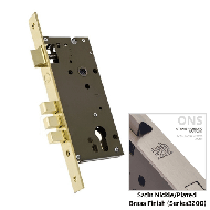 Mortise Lock Body - 85x50mm - Satin Nic
