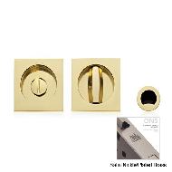 Flush Handle - Satin Nickle/Plated Bras