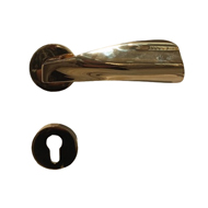 NOTCH Lever Handle - Polished Gold Fini