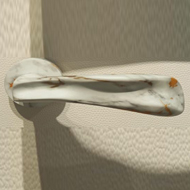 ASPEN Lever Handle - White Finish