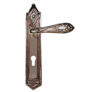 Lucca Door Lever Handle on Plate - Poli