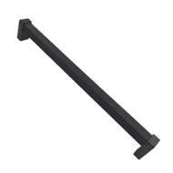 Square Cabinet Handle - Matt Black Fini