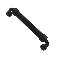 Round Cabinet Handle - Matt Black Finis