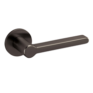 LOGO L Door Handle With Yale Key Hole -
