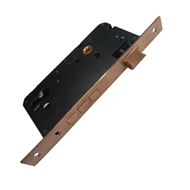 Lock Body - 85x60mm - PVD Brush Rose Go