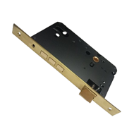 Lock Body - 85x75mm - PVD Polished Bras