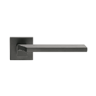 Giro Zincral Door Handle on Rose - Moka