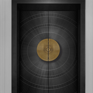 SURYA - Half Round Door Handle - 4 Inch