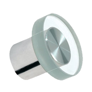 Cabinet Glass Knob - Dia 34mm - Bright 