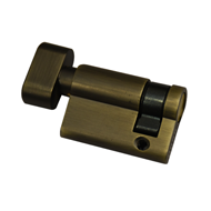 Half Cylinder Lock with Knob - 35mm - M
