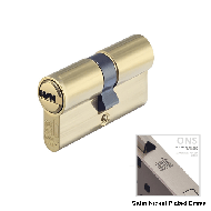 Cylinder Lock - LxL - 60mm  - Satin Nic